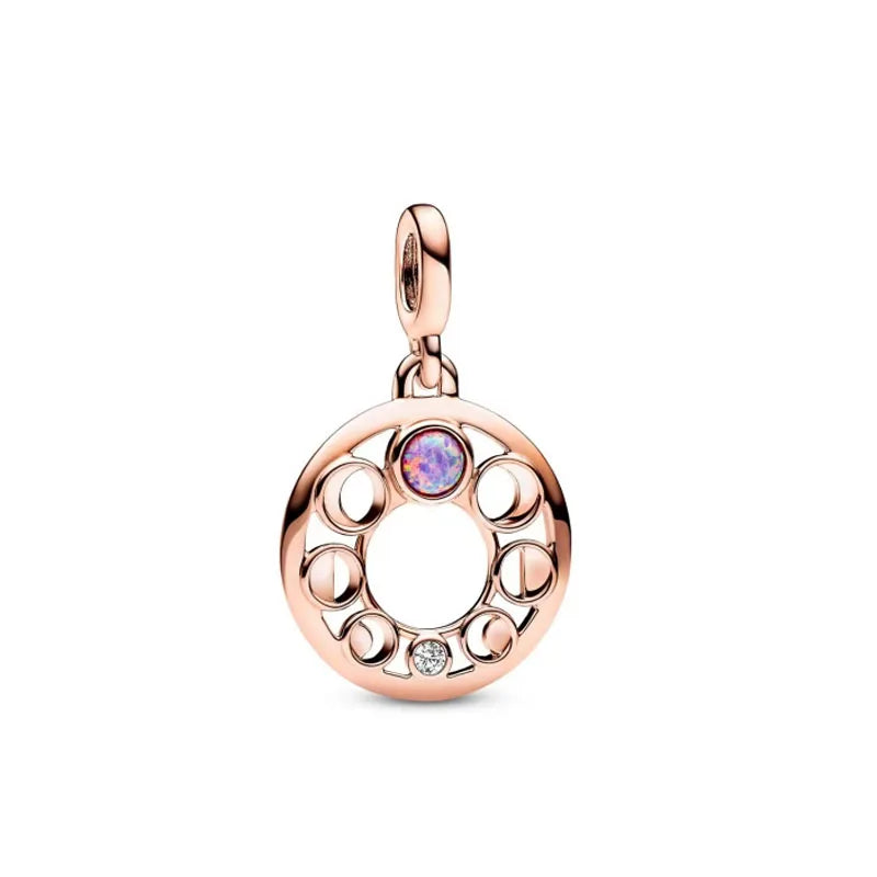2025 Hot Selling 925 Silver ME Series Golden Tooth Elephant Pendant for European Original ME Bracelet DIY Charm Jewelry