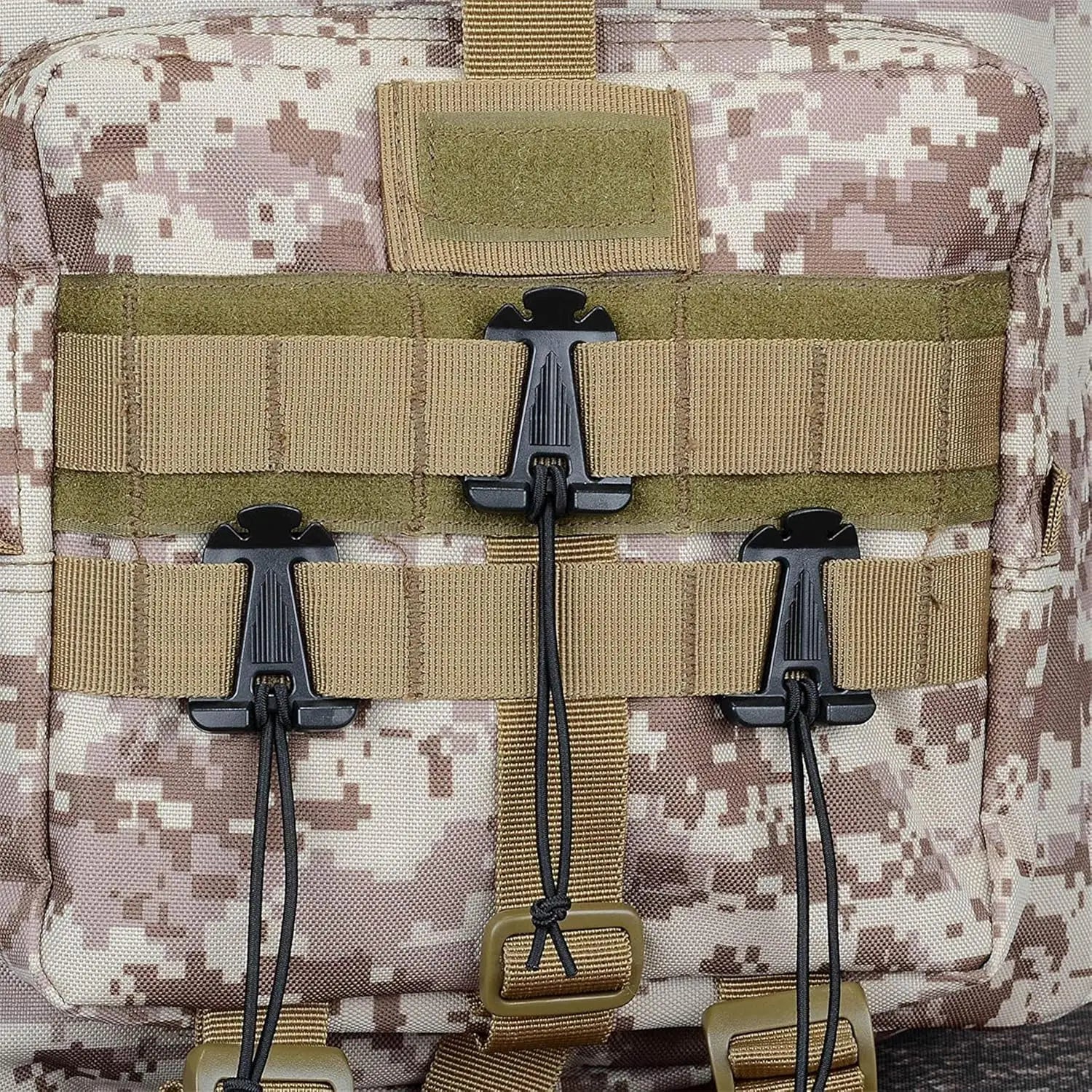 10pcs Molle Attachment Clips for Tactical Gear Management