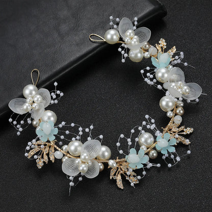 Chinese Retro Flower Hair Pins and Side Clips with Rhinestones for Women and Girls Elegant Hanfu Dress Accessories