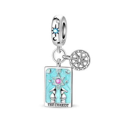 925 Sterling Silver Tarot Death God Charm Beads for Necklace and Bracelet DIY Fine Jewelry Gifts