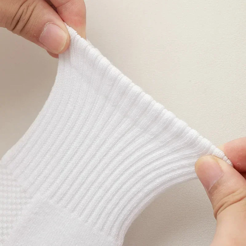 10 Pairs Men’s Thickened Cotton Winter Sports Socks Velvet Towel Bottom Mid Tube Basketball Socks
