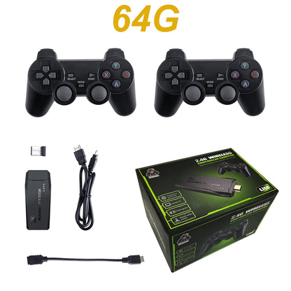 BOYHOM M8 4K Retro Game Stick With Dual 2.4G Wireless Controllers 20000 Built In Games 64GB TV Console Gift For Boys