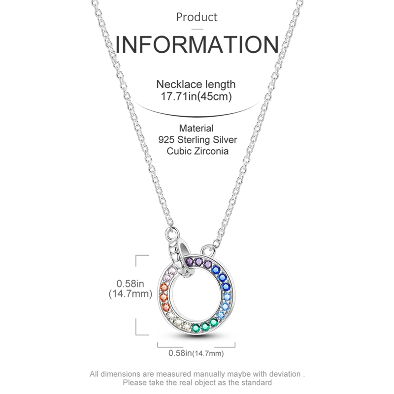 925 Sterling Silver Firefly Heart Zircon Pendant Necklace for Women Anniversary Birthday Gifts KTN016