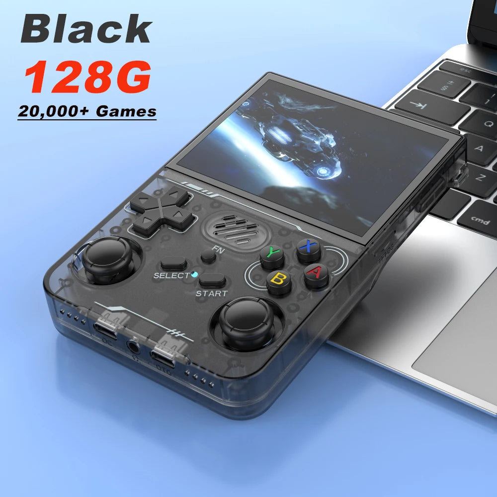 BOYHOM R36XX Handheld Retro Game Console 3.5 Inch IPS 640 x 480 Screen 256GB Expandable Storage 3000mAh Battery WiFi Type C Support 128GB And 64GB Game Libraries