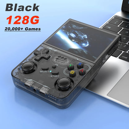 BOYHOM R36XX Handheld Retro Game Console 3.5 Inch IPS 640 x 480 Screen 256GB Expandable Storage 3000mAh Battery WiFi Type C Support 128GB And 64GB Game Libraries
