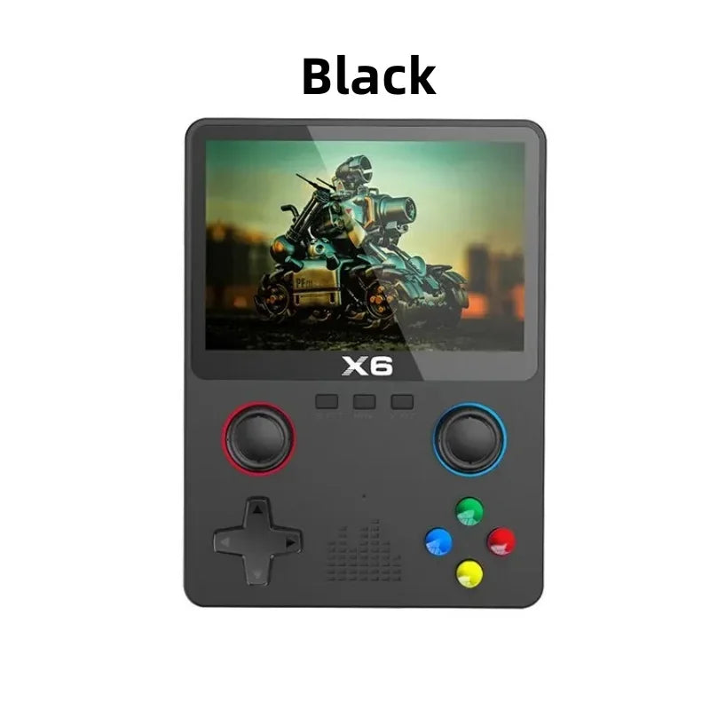 X6 Retro Handheld Game Console 3.5 Inch IPS Screen Portable Player With 10000 Classic Games 640x480 Kids Gift