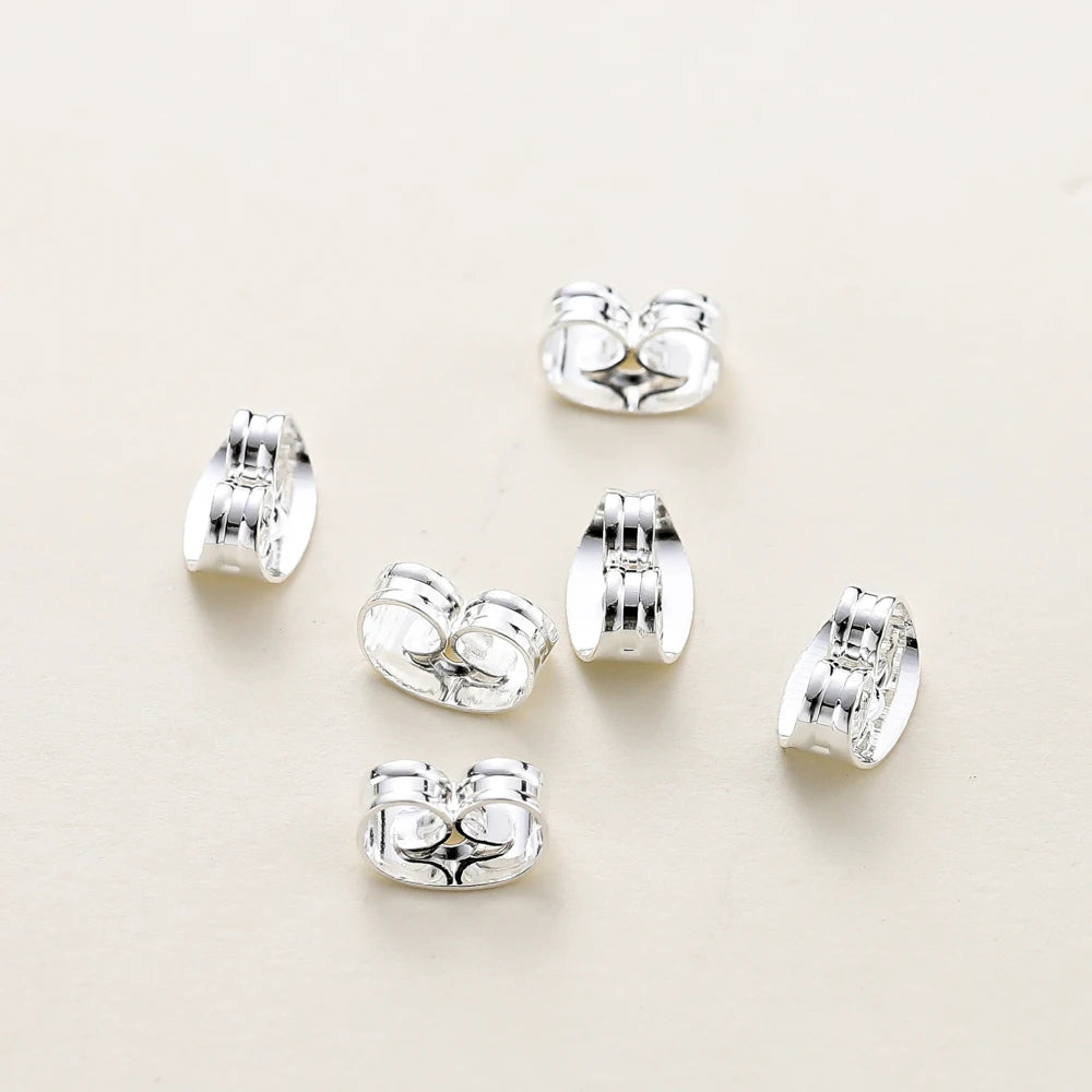 14K 18K Gold Plated Butterfly Earring Back Stoppers for DIY Jewelry Making