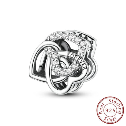 Elegant 925 Sterling Silver Turtle Pendant Beads for Bracelets KSC410