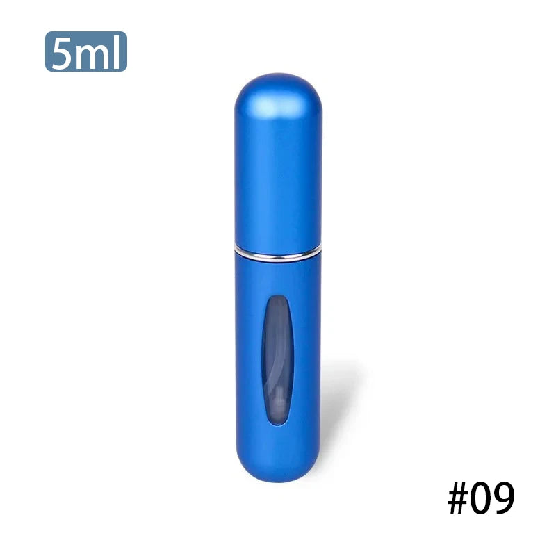 Mini Perfume Atomizer 5ml Refillable Travel Spray Bottle Portable Cosmetic Dispenser