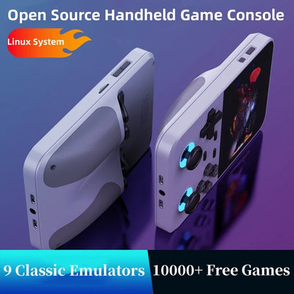 BOYHOM D007 Plus X6 3.5 Inch IPS Retro Handheld Game Console With Dual Joystick Over 10000 Games 3500mAh Battery Android Portable
