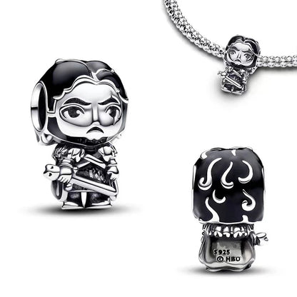 Disney Captain America 925 Sterling Silver Charm Bead