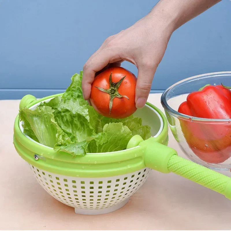 Colander Salad Spinner Kitchen Gadget Lettuce Tool