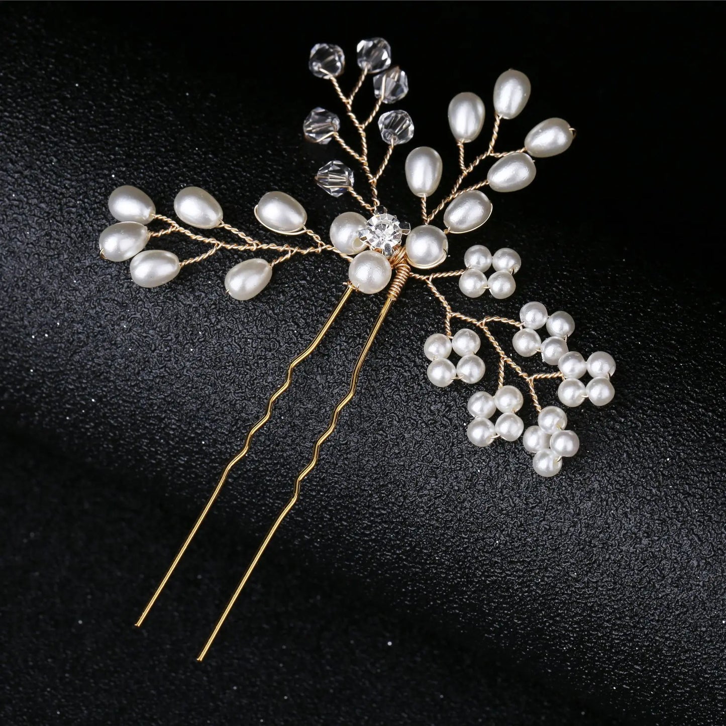Elegant Bridal Pearl Hairpins Headpieces for Women - Timeless Wedding Hair Accessories