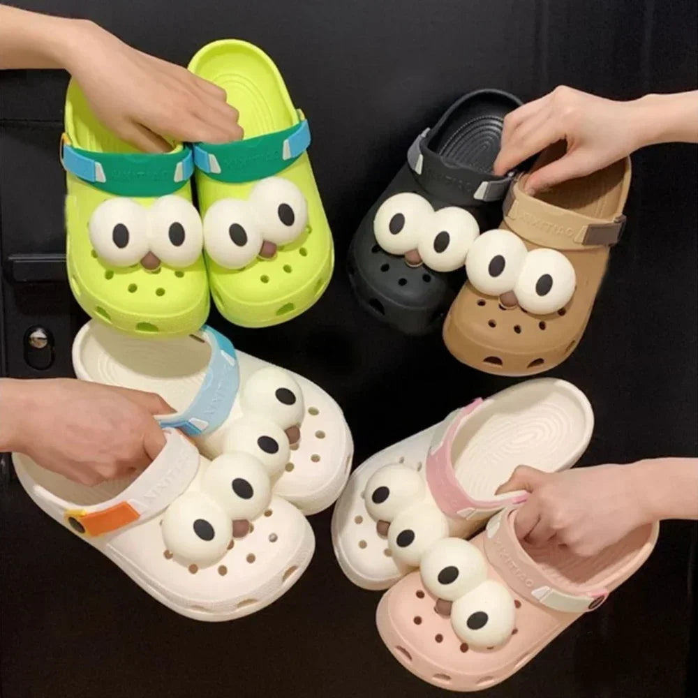 DIY 3D Big Eyes Shoe Charms for Clogs Bogg Bags and Sandals