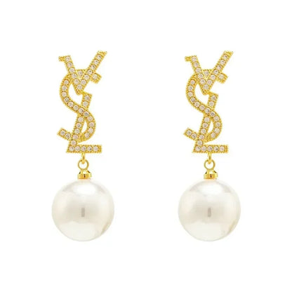 Vintage Glam Gold Matte Stud Earrings For Women Fashion Jewelry Gifts 2024