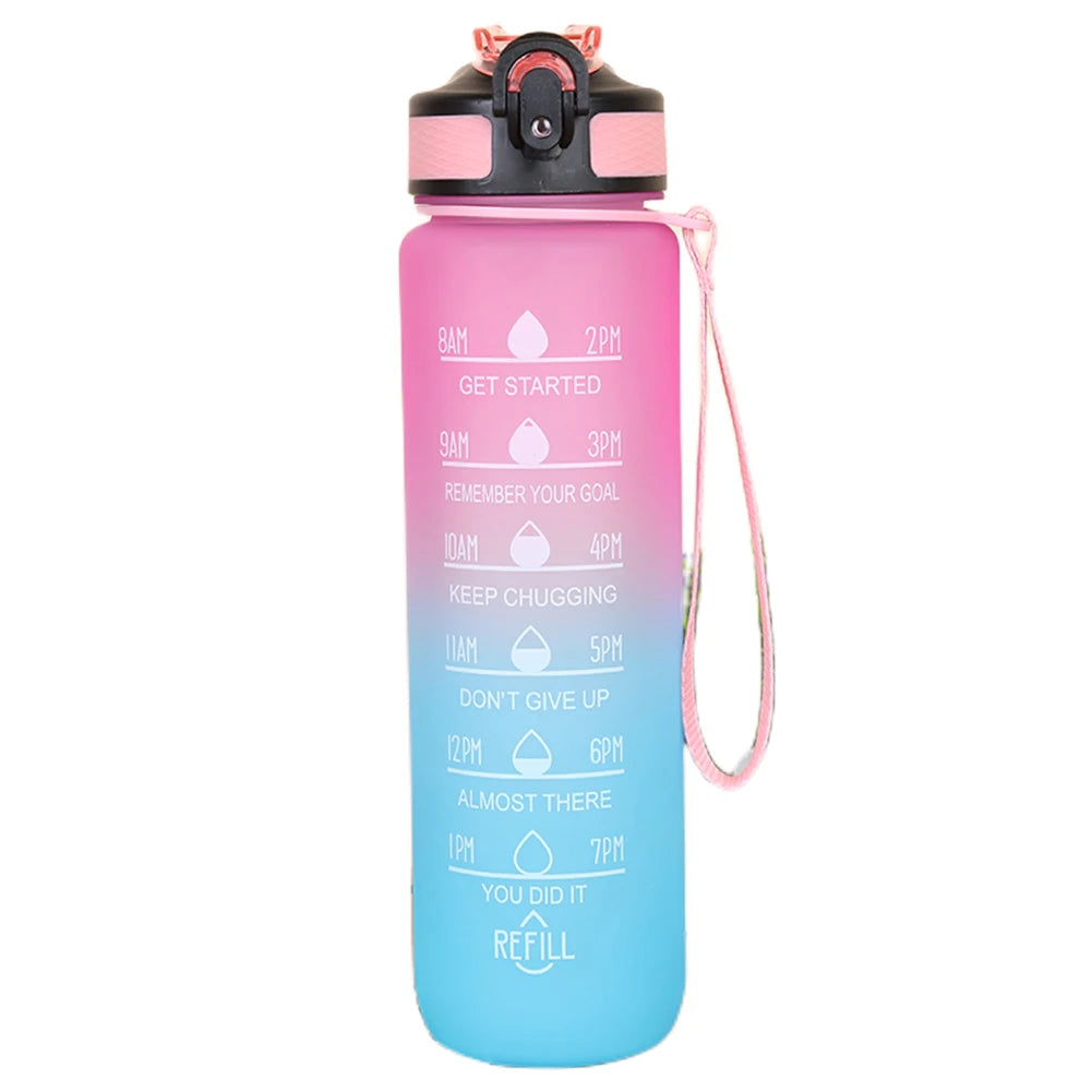 1L Silicone Leakproof Sport Water Bottle For Travel