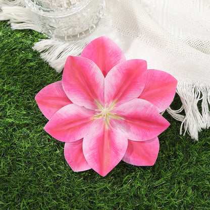 Awaytr Hawaiian Flower Hair Clip for Women and Girls - Romantic Bohemian Floral Side Bangs Accessory