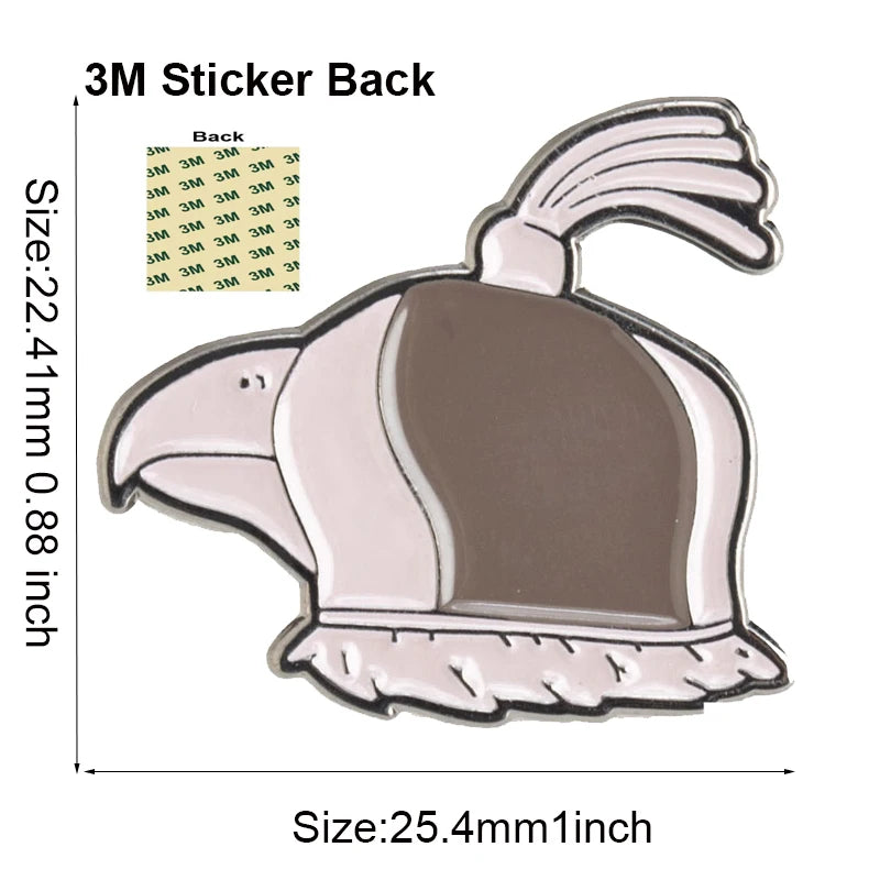 Stylish Saudi Arabia Themed Metal Pin Brooches for Mobile Phones
