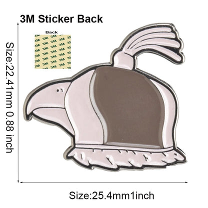 Stylish Saudi Arabia Themed Metal Pin Brooches for Mobile Phones