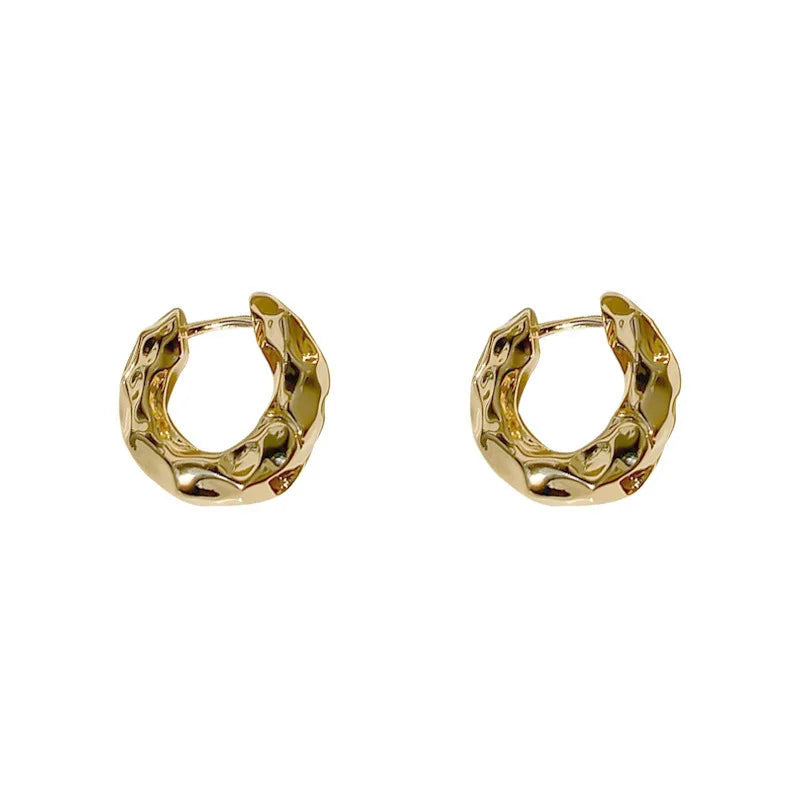 Trendy 925 Sterling Silver Hoop Earrings for Women Stylish Circle Design New Arrival