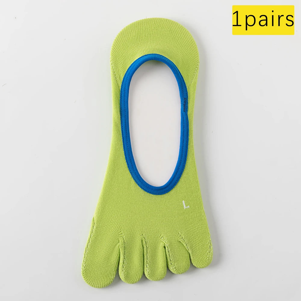Women Split Toe Yoga Socks Quick Dry Anti Odor No Show