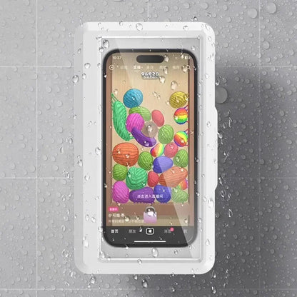Bathroom Waterproof Phone Holder Wall Mount Self Adhesive
