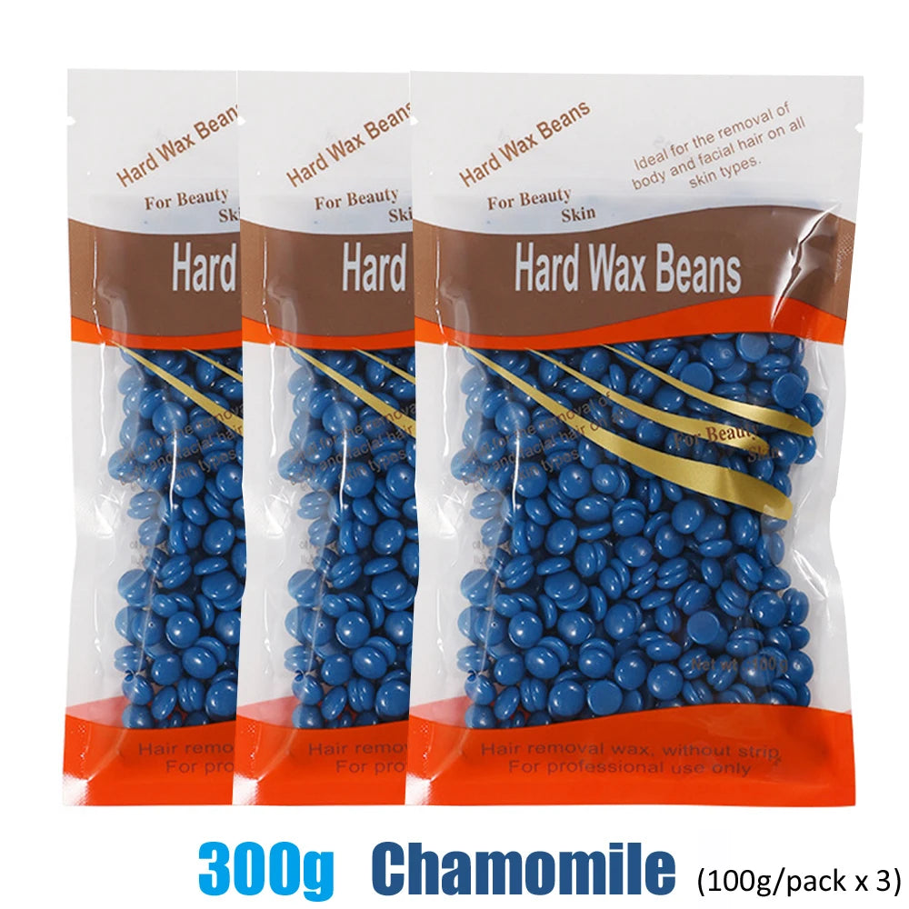 Painless Hard Wax Beans for Body and Face Hair Removal 300g 200g 50g