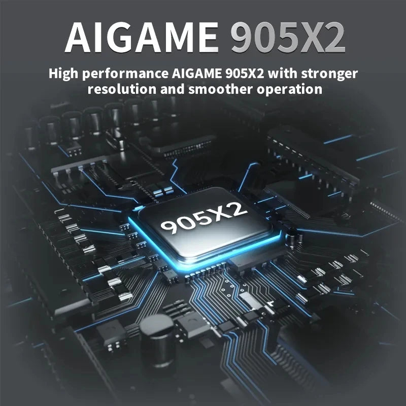BOYHOM Y6 2.4G Wireless Retro TV Game Stick 4K HD Portable Family Console Multiplayer Support 64GB 128GB AIGAME 905X2