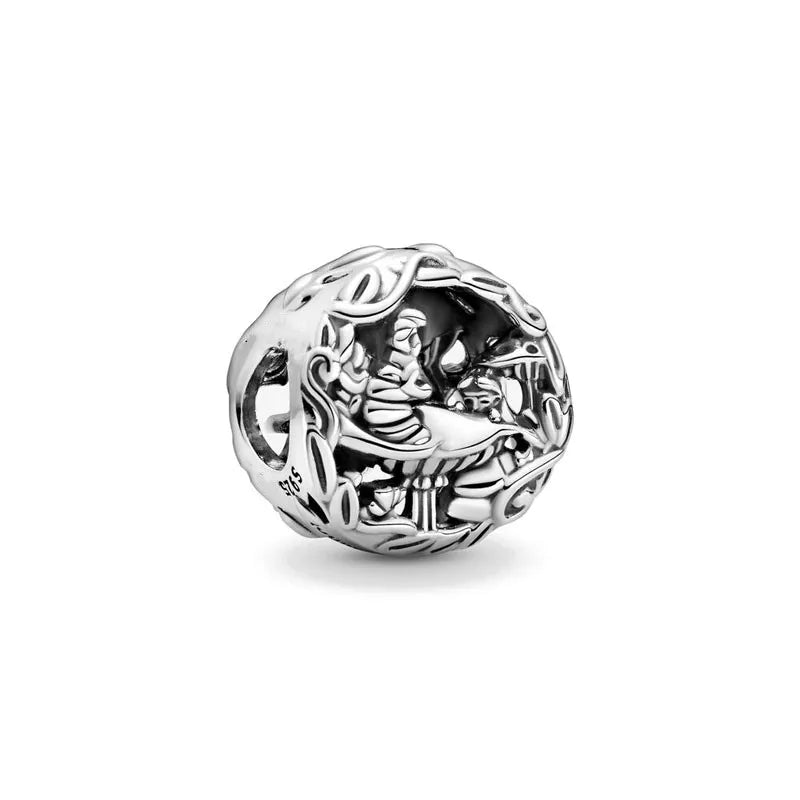 Exquisite 925 Silver Elephant Dog Bead Fish Pig Pendant for DIY European Bracelet Jewelry