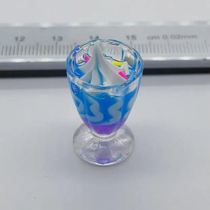 Charming 3D Resin Ice Cream Pendants for DIY Jewelry Crafting