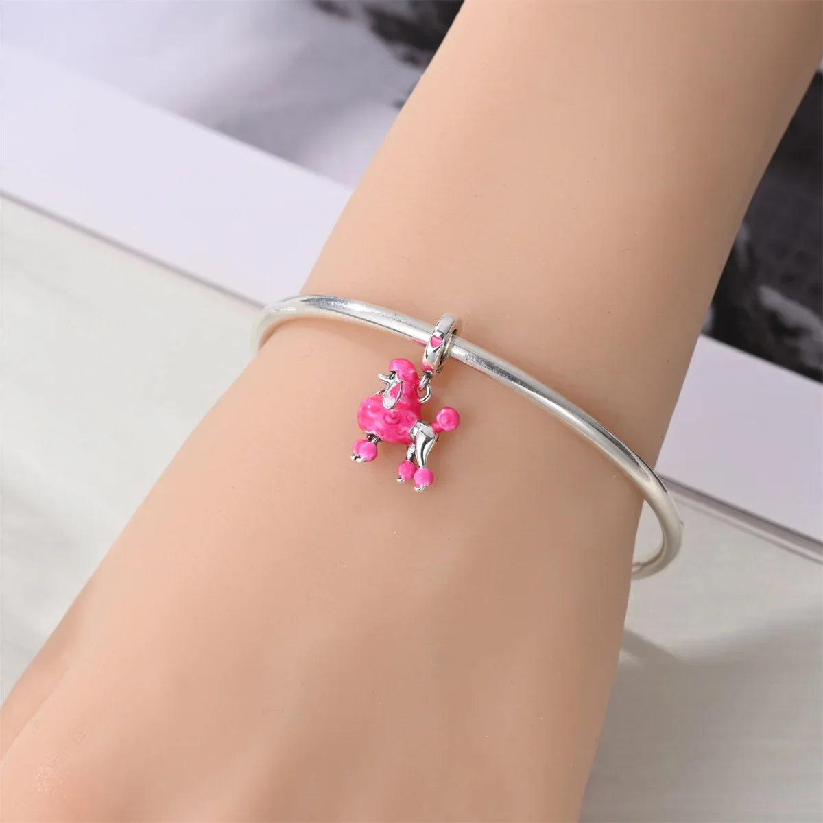 925 Sterling Silver Animal Charms Set Elephant Chameleon Fish Cat Beads for DIY Bracelets Pendant Fine Jewelry Gift