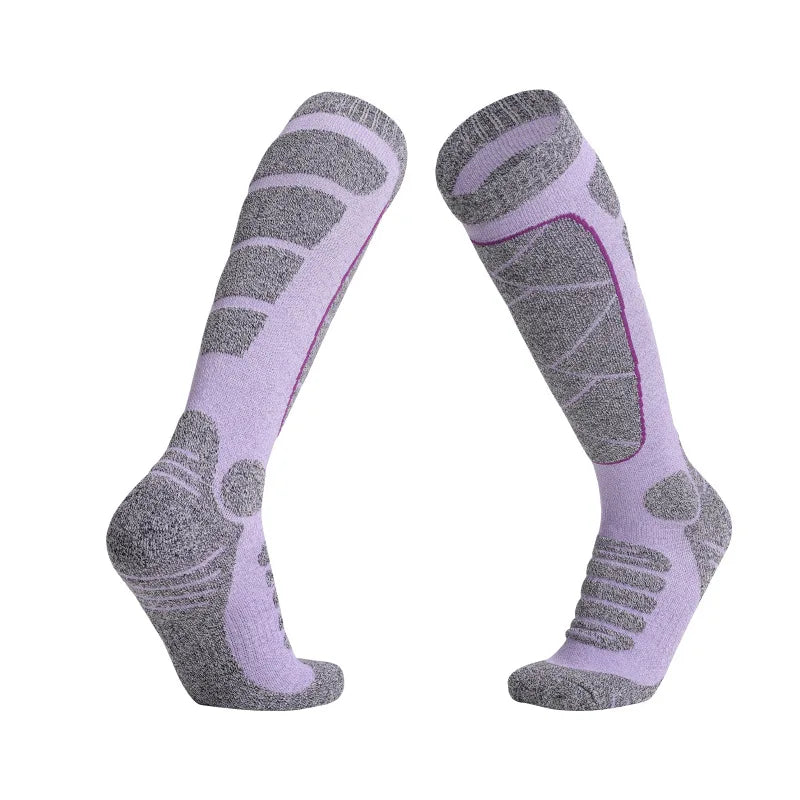 Women Thermal Ski Socks Heavy Cushion Arch Support Hiking
