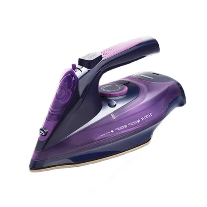 Cordless Steam Iron Handheld 5-Speed Adjustable Machine 2400W PURPLE