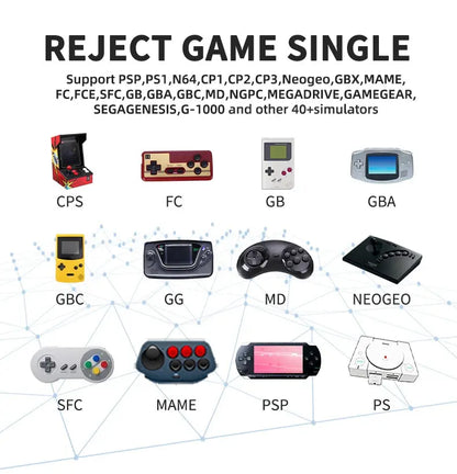 BOYHOM Y6 2.4G Wireless Retro TV Game Stick 4K HD Portable Console Multiplayer Support 10000 Classic Games