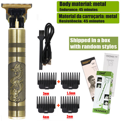 OHS T9 Cordless Electric Hair Clipper and Shaver for Men Fast Charging Floating Head Trimmer Waterproof Razor for Home and Travel