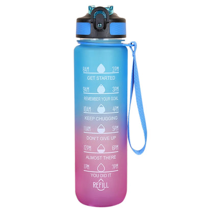 1L Silicone Leakproof Sport Water Bottle For Travel