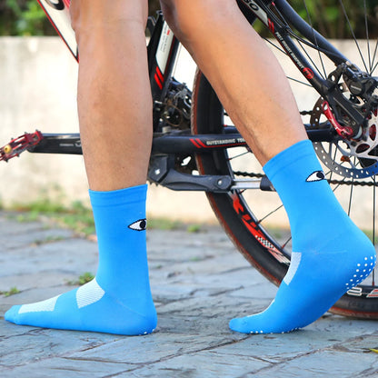 Mid Calf Compression Cycling Socks Unisex High Performance