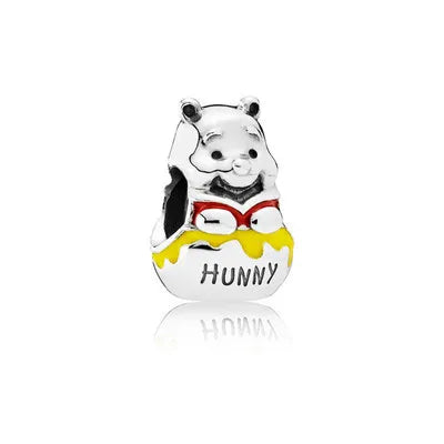 925 Sterling Silver Luggage Box Beads Rabbit Cat Pendant for DIY European Charm Bracelets Exquisite Zircon Jewelry