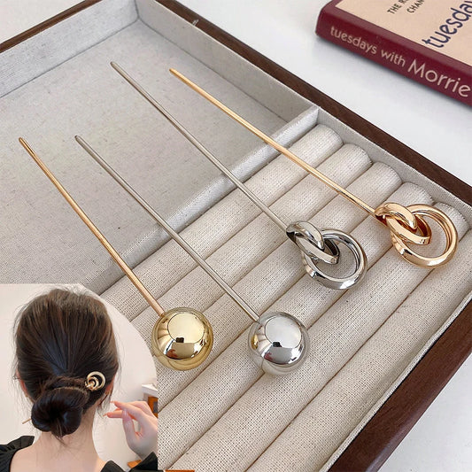 Elegant Vintage Chinese Hairpins for Women and Girls - Metal Glaze Hair Sticks and Forks for Weddings and Daily Wear