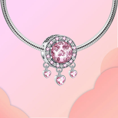 925 Sterling Silver Colorful Dreamcatcher and Hot Air Balloon Charms for DIY Necklace and Bracelet Jewelry