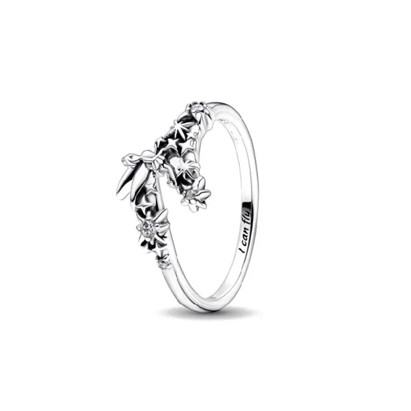 European 925 Silver Heart-Shaped Ring for Women Available in Sizes 6 7 8 9 Exquisite High-Quality Jewelry for Weddings and Parties