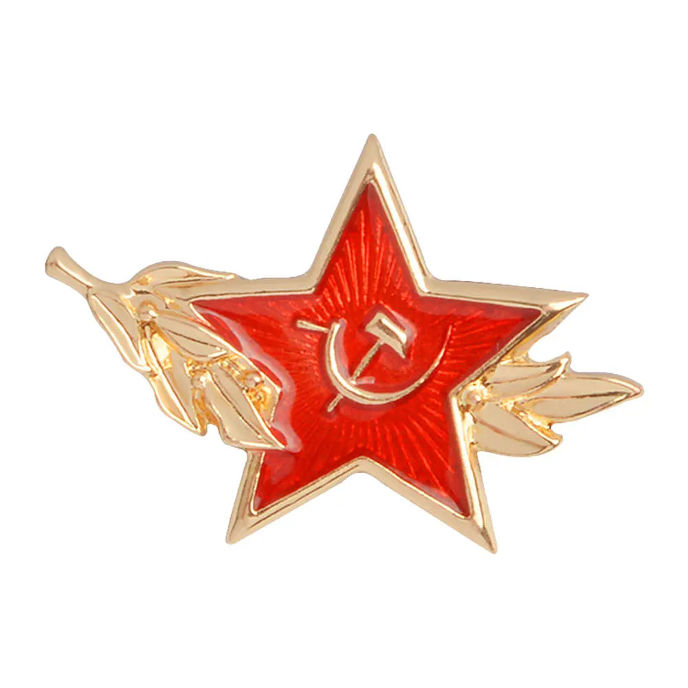Vintage CCCP USSR Enamel Lapel Pin Badge Soviet Union Collectible Brooch