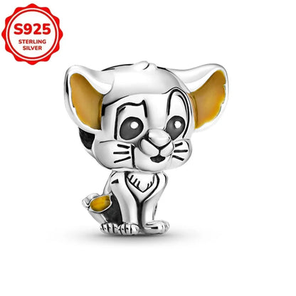 Disney 925 Sterling Silver Pixar Character Bead Charm