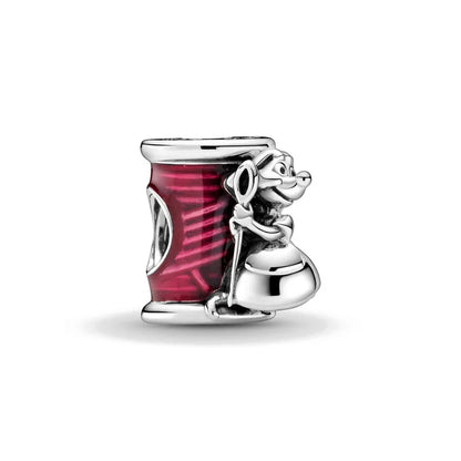 Exquisite 925 Silver Rabbit and Mouse Pendant Beads for DIY European Bracelets with Zircon Accents