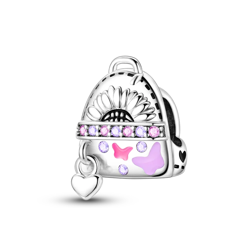 925 Sterling Silver Charm Bead Bracelet for Smartwatch and DIY Jewelry KTC563