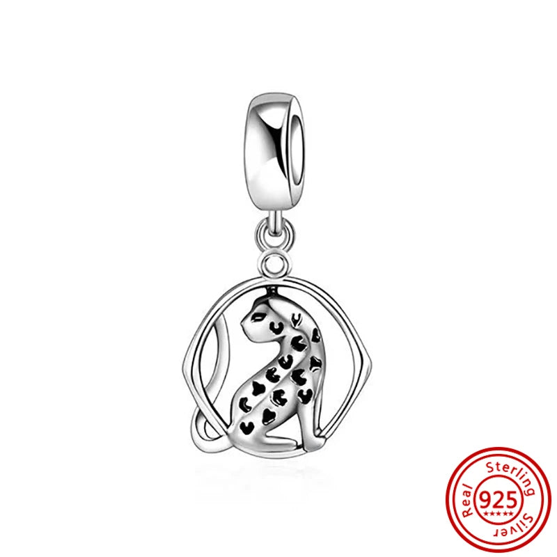 Fit Pantaro 925 Sterling Silver Bracelet with Snowflake Moon Sun Charms and Sparkling Beads H270