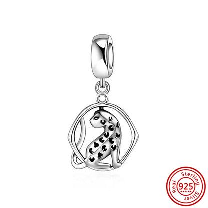 Fit Pantaro 925 Sterling Silver Bracelet with Snowflake Moon Sun Charms and Sparkling Beads H270