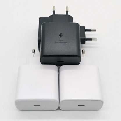 Samsung 45W Super Fast USB C Charger With 1.8M Type C Cable For Galaxy S24 S23 S22 S21 S20 Note 20 Ultra Z Flip And Fold Series