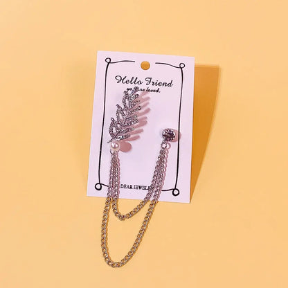 Men and Women Tassel Chain Suit Brooch Alloy Fashion Accessory H1337 29