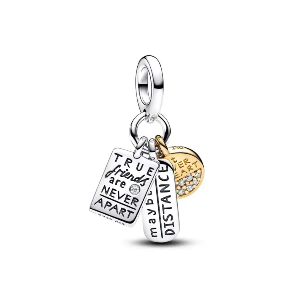 Exquisite 925 Silver Car Bead Cross Pendant for European Bracelets Stylish DIY Jewelry for Women